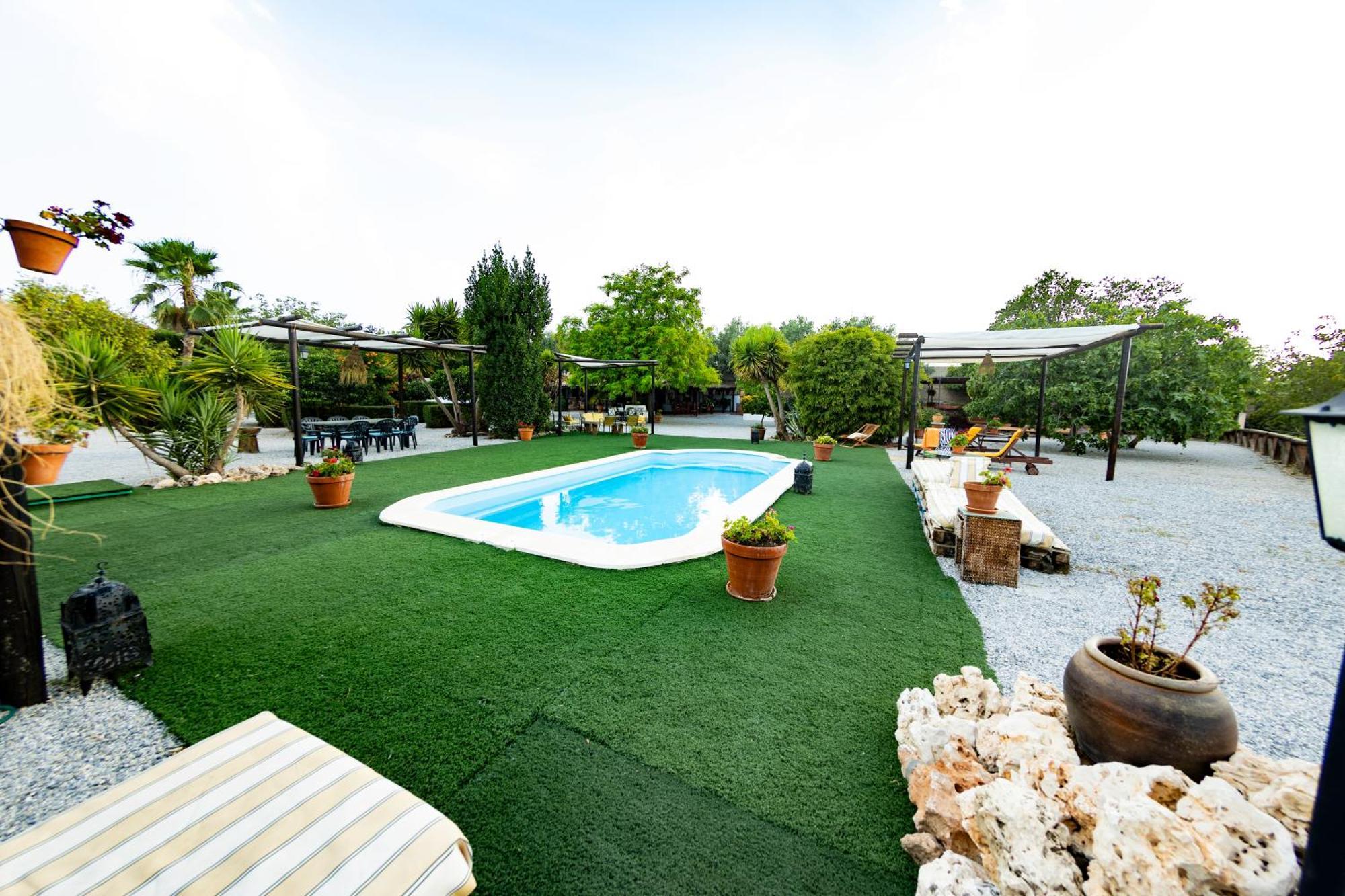 La Cuadra, Finca A Los Pies De Sierra Nevada, A 10 Minutos Del Centro, Piscina, Jardin, Barbacoa La Zubia  Luaran gambar