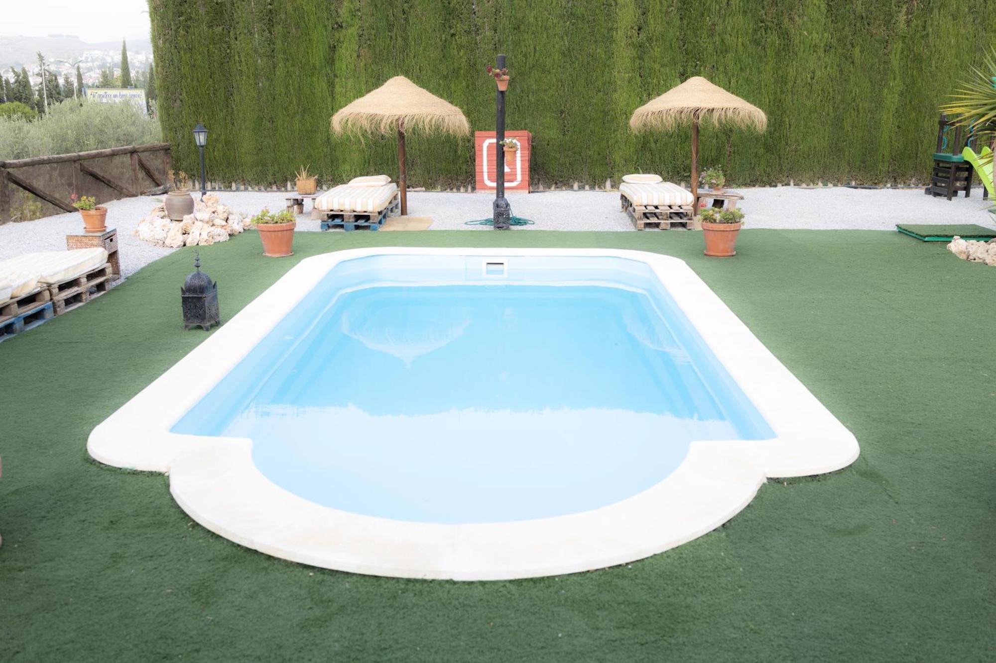La Cuadra, Finca A Los Pies De Sierra Nevada, A 10 Minutos Del Centro, Piscina, Jardin, Barbacoa La Zubia  Luaran gambar