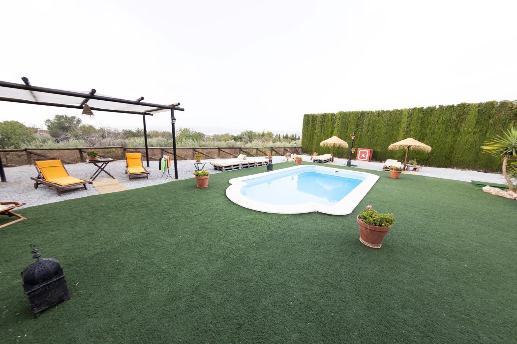 La Cuadra, Finca A Los Pies De Sierra Nevada, A 10 Minutos Del Centro, Piscina, Jardin, Barbacoa La Zubia  Luaran gambar