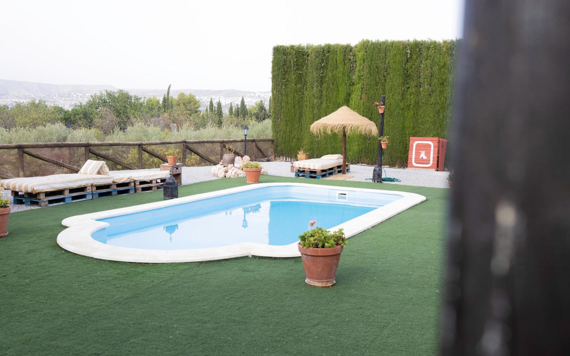 La Cuadra, Finca A Los Pies De Sierra Nevada, A 10 Minutos Del Centro, Piscina, Jardin, Barbacoa La Zubia  Luaran gambar